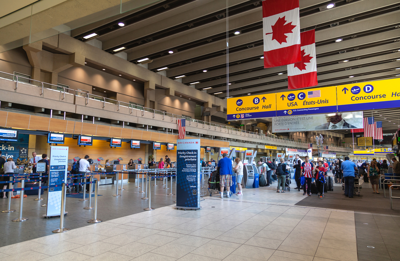 Calgary Airport counts with a couple of passenger terminals.